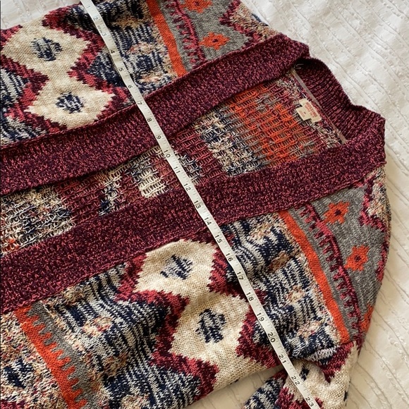 NWT Fall Colors Patterned Cardigan - Picture 9 of 9